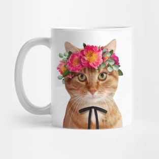 Flower Cat Mug